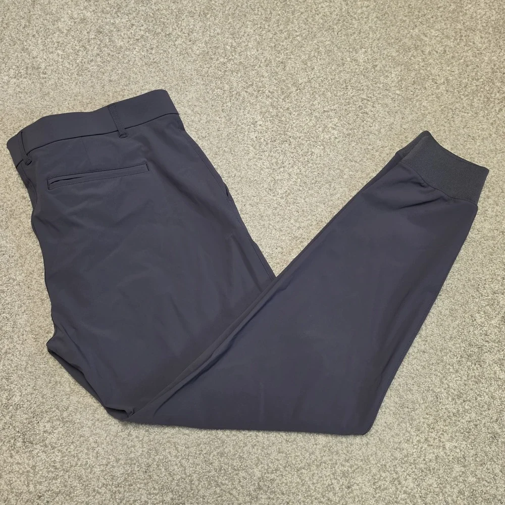 Greyson Montauk Jogger Men's 35 (36x30) Blue/Grey Stretch Performance Golf